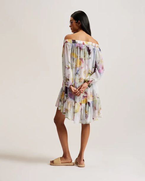 DASHAN-Swimwear-Off The Shoulder Cover Up- Ted Baker Romania